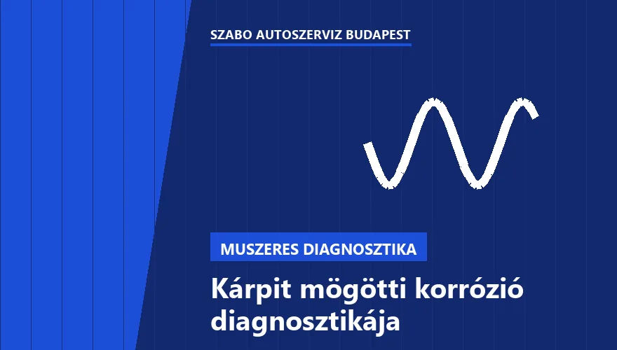 Kárpit mögötti korrózió diagnosztikája a Szabó Autószervíz Budapest szervizében
