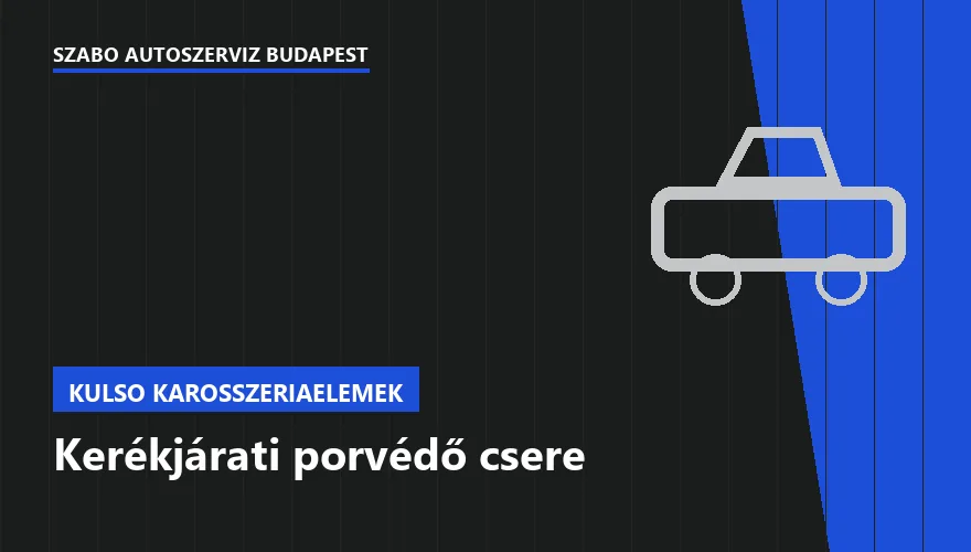 Kerékjárati porvédő csere - autószerviz Budapest, Szabó Autószervíz műhely