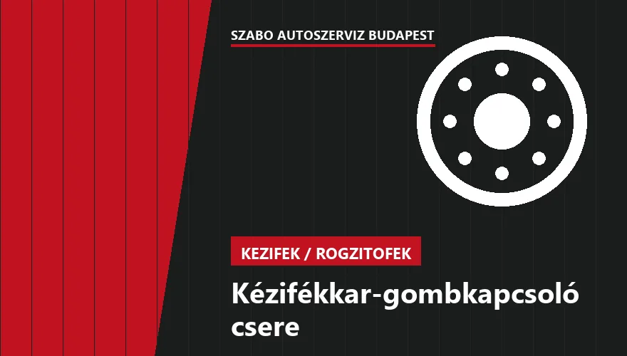 Kézifékkar-gombkapcsoló csere a Szabó Autószervíz Budapest szervizében