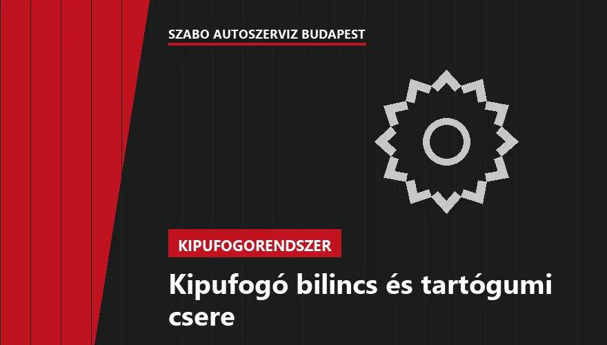 Kipufogó bilincs és tartógumi csere - autószerviz Budapest, Szabó Autószervíz műhely