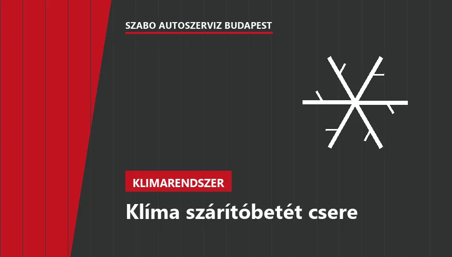Klíma szárítóbetét csere - autószerviz Budapest, Szabó Autószervíz műhely