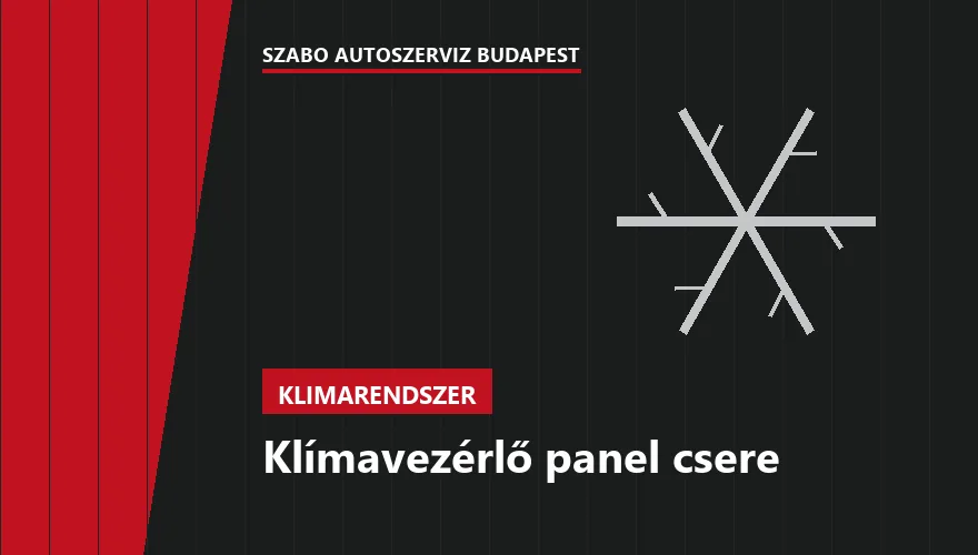 Klímavezérlő panel csere - autószerviz Budapest, Szabó Autószervíz műhely