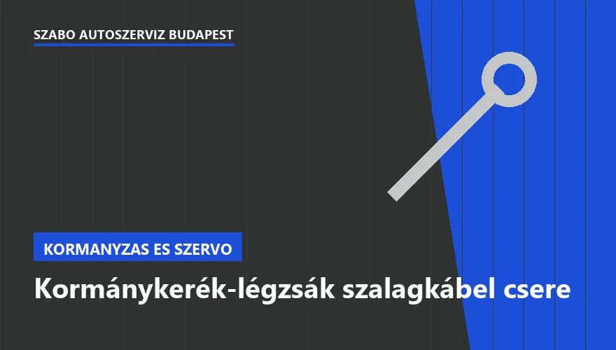 Kormánykerék-légzsák szalagkábel csere - autószerviz Budapest, Szabó Autószervíz műhely