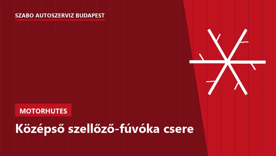 Középső szellőző-fúvóka csere a Szabó Autószervíz Budapest szervizében