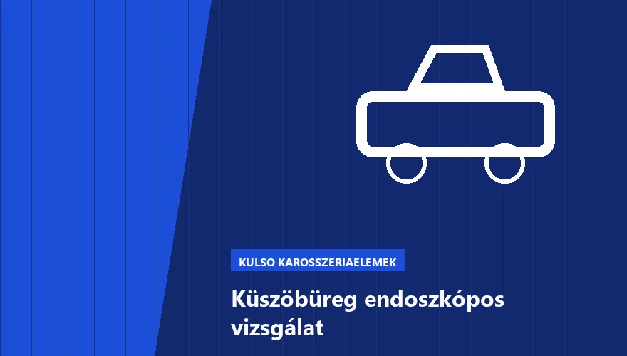 Küszöbüreg endoszkópos vizsgálat a Szabó Autószervíz Budapest szervizében