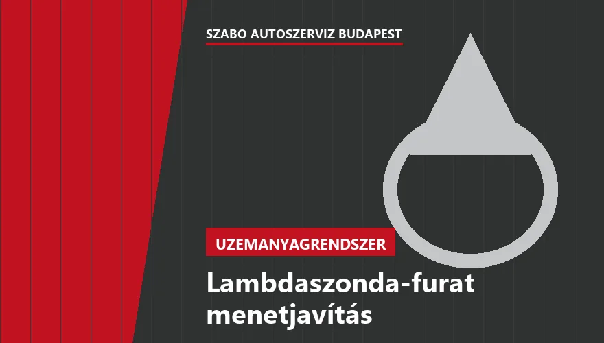 Lambdaszonda-furat menetjavítás a Szabó Autószervíz Budapest szervizében