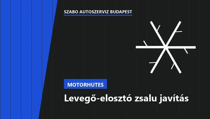 Levegő-elosztó zsalu javítás - autószerviz Budapest, Szabó Autószervíz műhely