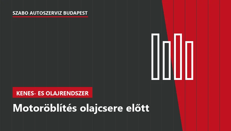 Motoröblítés olajcsere előtt - autószerviz Budapest, Szabó Autószervíz műhely