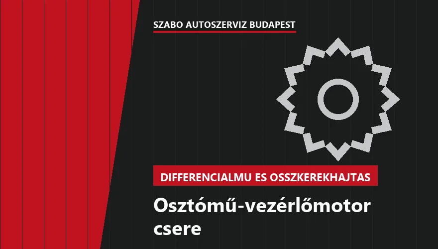 Osztómű-vezérlőmotor csere - autószerviz Budapest, Szabó Autószervíz műhely