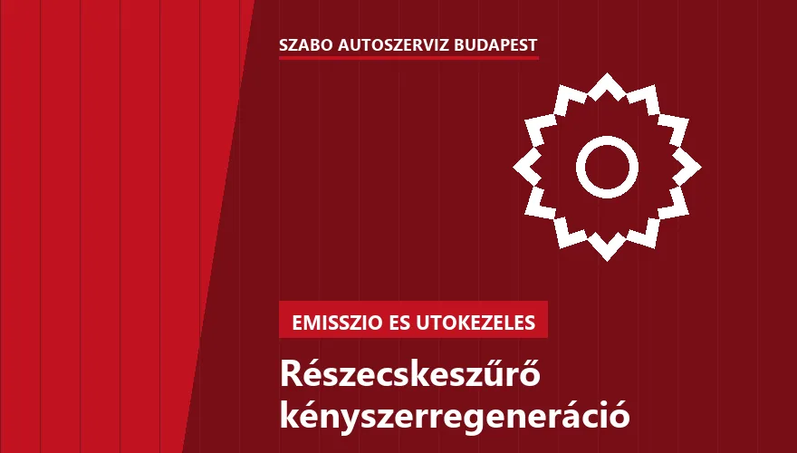 Részecskeszűrő kényszerregeneráció a Szabó Autószervíz Budapest szervizében