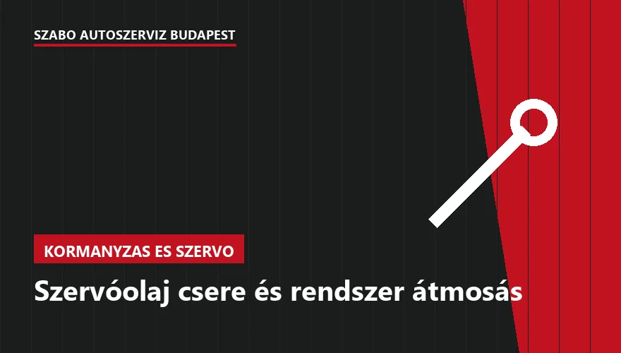 Szervóolaj csere és rendszer átmosás - autószerviz Budapest, Szabó Autószervíz műhely