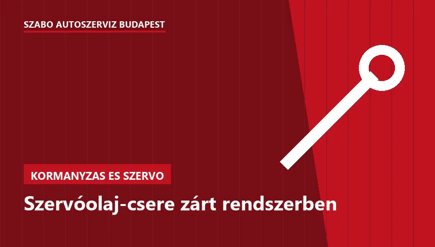 Szervóolaj-csere zárt rendszerben - autószerviz Budapest, Szabó Autószervíz műhely