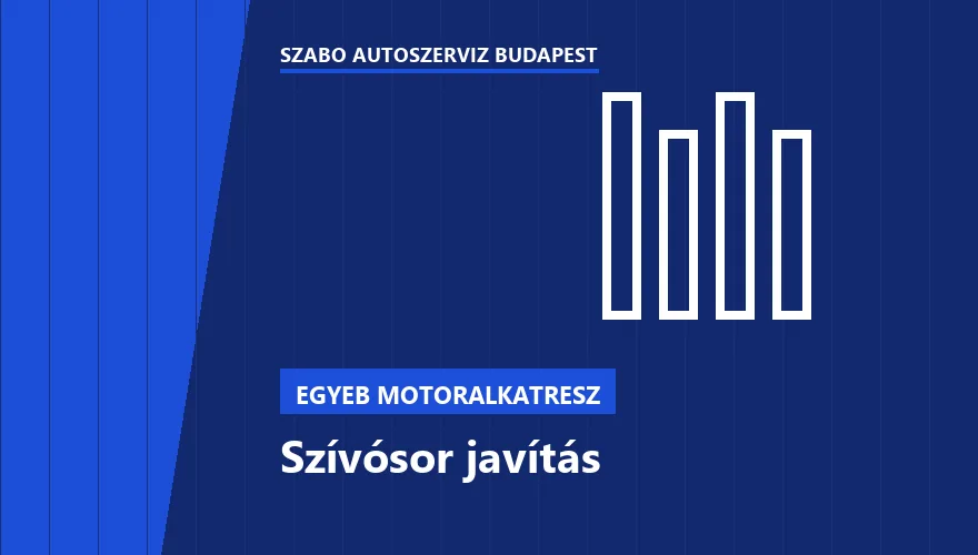 Szívósor javítás - autószerviz Budapest, Szabó Autószervíz műhely