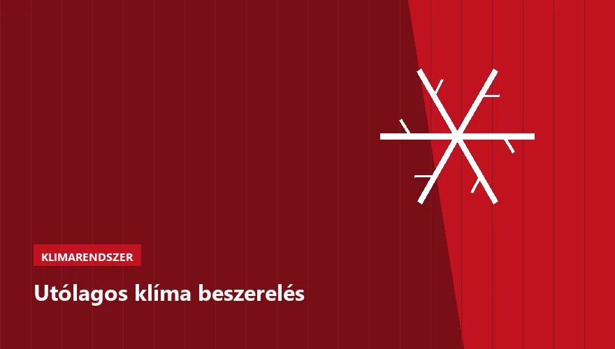 Utólagos klíma beszerelés a Szabó Autószervíz Budapest szervizében