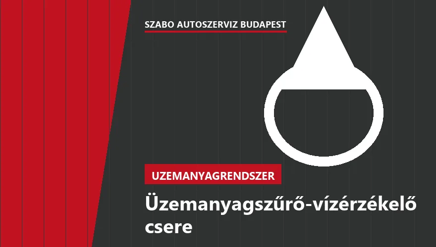 Üzemanyagszűrő-vízérzékelő csere - autószerviz Budapest, Szabó Autószervíz műhely