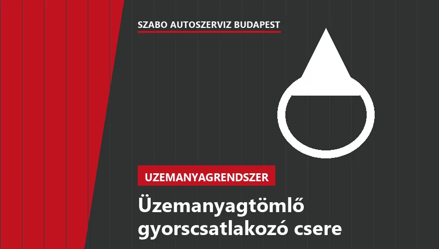 Üzemanyagtömlő gyorscsatlakozó csere - autószerviz Budapest, Szabó Autószervíz műhely