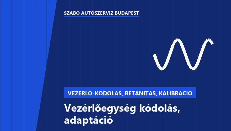 Vezérlőegység kódolás, adaptáció - autószerviz Budapest, Szabó Autószervíz műhely