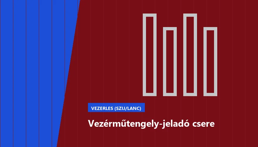 Vezérműtengely-jeladó csere - autószerviz Budapest, Szabó Autószervíz műhely